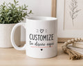 Personalized ceramic  mug
